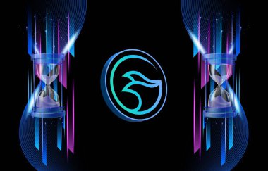 Manta network-manta para şifreli para birimi resmi dijital arkaplanda. 3d illüstrasyon.