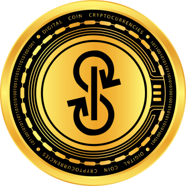 Özel- yfi kripto para birimi çizimleri soyut arkaplanda. 3d illüstrasyon.