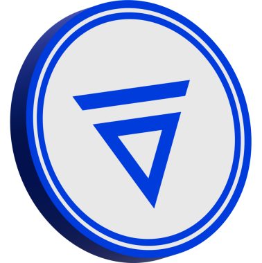 Soyut arka planda Vegas-Vlx kripto para birimi logosu çizimleri. 3d illüstrasyon.