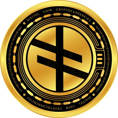 Soyut arkaplanda üç kripto para birimi logosu var. 3d illüstrasyon.