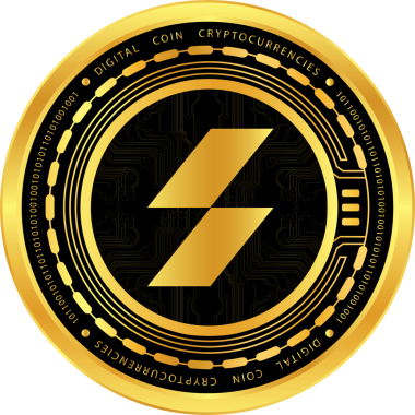 Soyut arkaplanda stp-stpt kripto para birimi resimleri. 3d illüstrasyon.