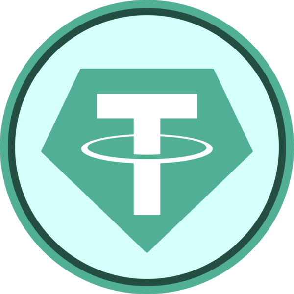 Soyut arkaplanda bağlantı-usdt şifreli para birimi resimleri. 3d illüstrasyon.