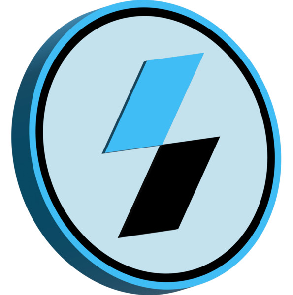 Soyut arkaplanda stp-stpt kripto para birimi resimleri. 3d illüstrasyon.