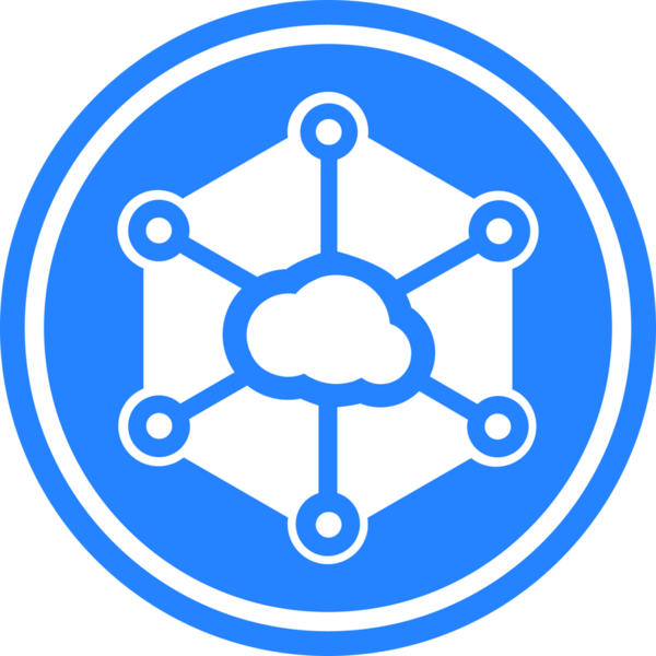 Soyut arkaplanda storj kripto para birimi çizimleri. 3d illüstrasyon.