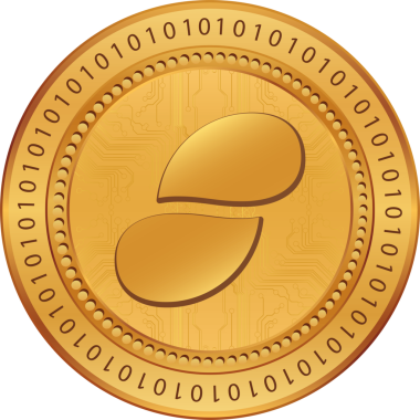 Soyut arka planda durum-snt kripto para çizimleri. 3d illüstrasyon.