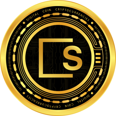 Soyut arkaplanda skale-skl kripto para birimi çizimleri. 3d illüstrasyon.