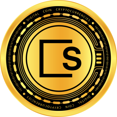Soyut arkaplanda skale-skl kripto para birimi çizimleri. 3d illüstrasyon.