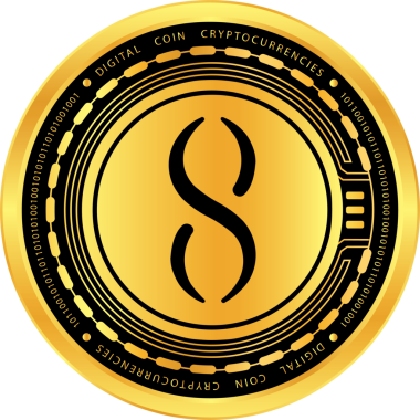 tekillik ağı-agix sanal para birimi logosu. Vektör çizimleri. 3d illüstrasyon.