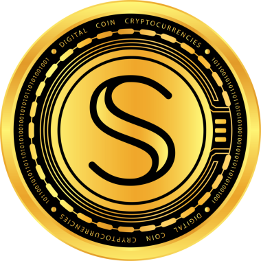 Soyut arkaplandaki gizli kripto para birimi çizimleri. 3d illüstrasyon.