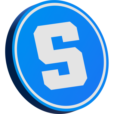 Kum havuzu ve sanal para birimi logosu çizimi. vektör çizimleri.