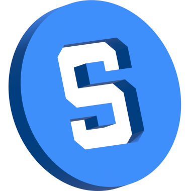 Kum havuzu ve sanal para birimi logosu çizimi. vektör çizimleri.