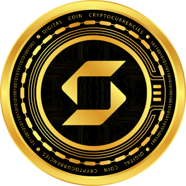 Soyut arkaplanda güvenli-sfp kripto para birimi çizimleri. 3d illüstrasyon.