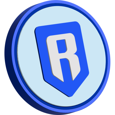 Soyut arka planda ronin-ron kripto para birimi logosu çizimleri. 3d illüstrasyon.