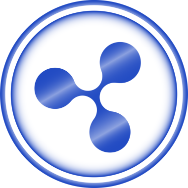 Şeffaf arkaplanda dalgalı-xrp para vektör çizimleri. 3d illüstrasyon