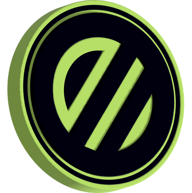 Soyut arkaplanda Renzo-rez kripto para birimi görüntüleri. 3d illüstrasyon.