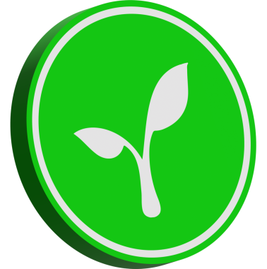 Soyut arka planda radikal-rad kripto para birimi logosu çizimleri. 3d illüstrasyon.