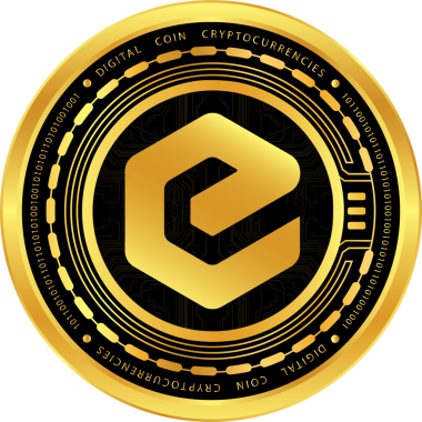 Soyut arkaplanda ecash-xec kripto para birimi çizimleri. 3d illüstrasyon.