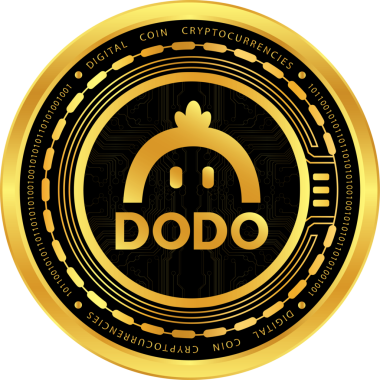 Soyut arkaplanda dodo kripto para birimi çizimleri. 3d illüstrasyon.