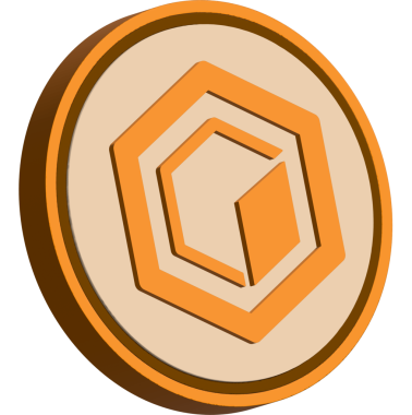 çekirdek dao-core kripto para birimi çizimleri soyut arkaplanda. 3d illüstrasyon.