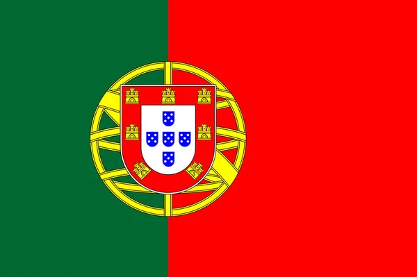 Σημαία Πορτογαλίας Πορτογαλία Σημαία Εικονογράφηση Σημαία Πορτογαλίας Επς — Διανυσματικό Αρχείο