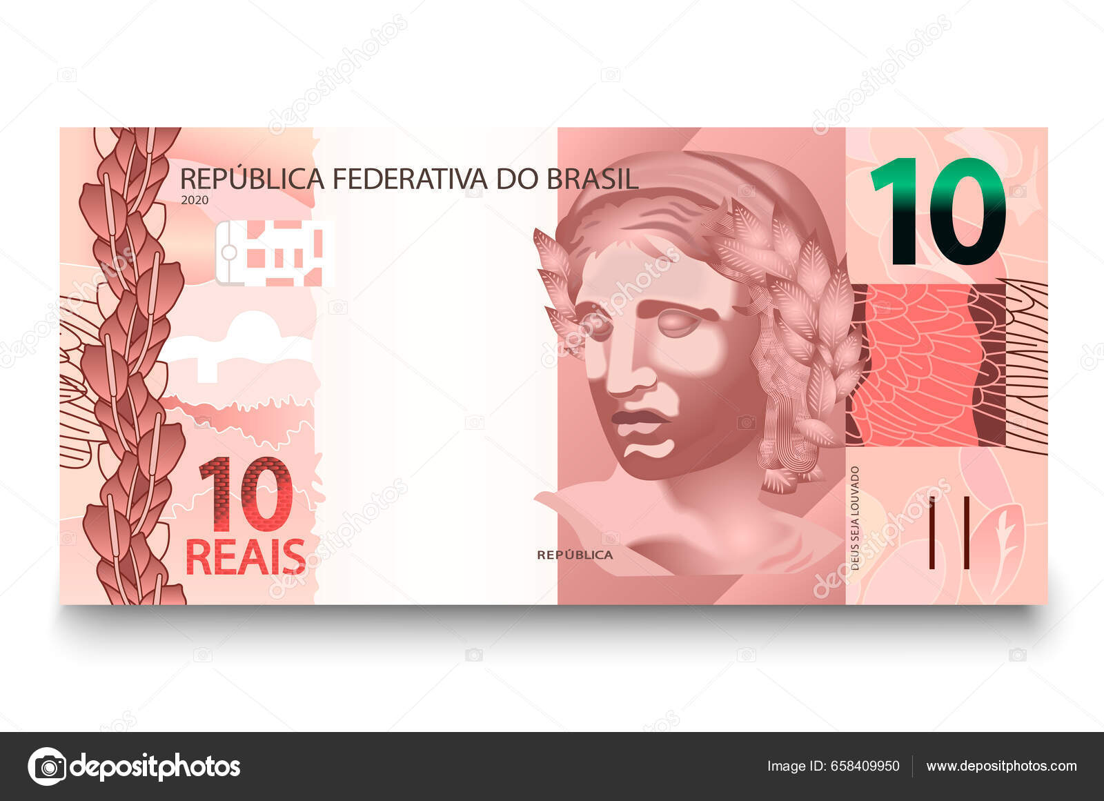 十种巴西货币的钞票巴西真货矢量说明图库矢量图©Dmitrii1990 658409950