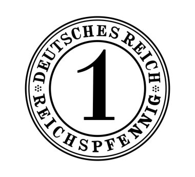 1 Reichspfennig, Almanya Almanyası