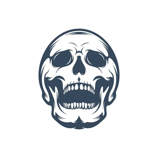Skull Vector Illustration Design Skull Logo Design Template — Stock Vector