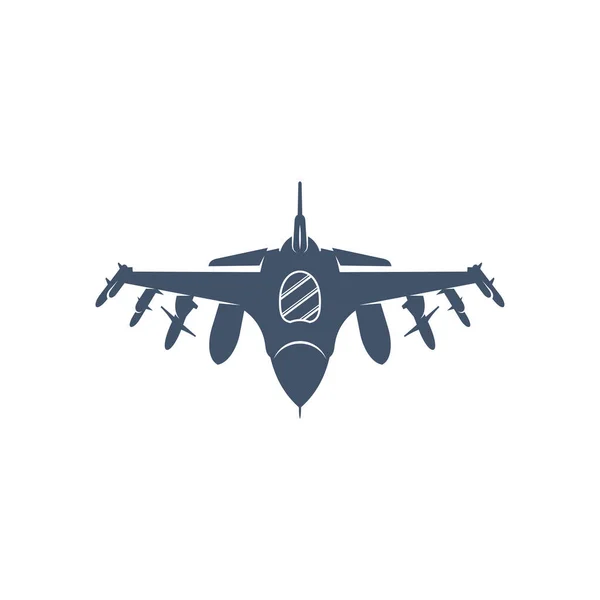 Diseño Ilustración Vectorial Aviones Militares Diseño Del Logo Fighter Jets — Archivo Imágenes Vectoriales