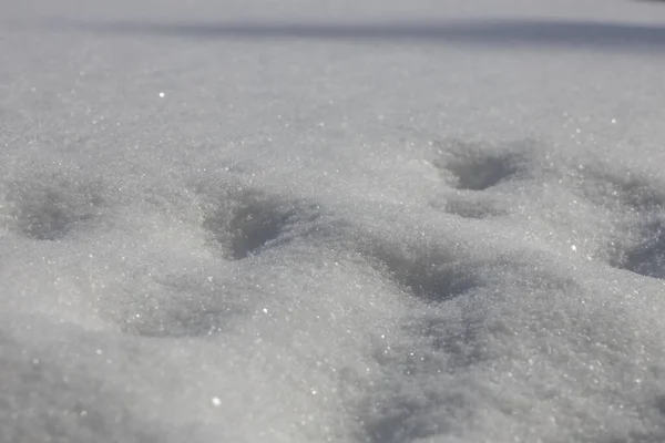 Abstrakte Textur Hintergrund Einer Unregelmäßigen Oberfläche Von Tief Verschneiten Boden — Stockfoto