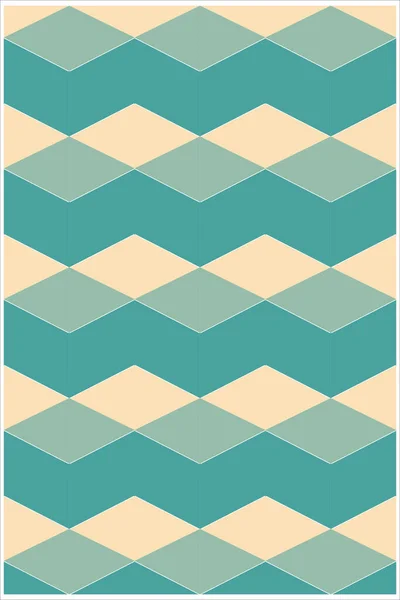 Ruhigen Farbigen Würfel Hintergrund Aus Dreieckigen Mustern Mit Regelmäßigen Mustern — Stockvektor