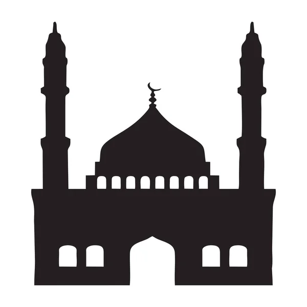 Šablona Loga Siluety Mešity Vektor Ikony Mešity Šablona Designu Ilustrace — Stockový vektor