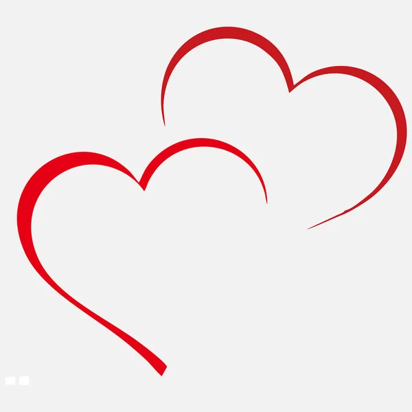 Symbol of two hearts that love each other. Always forever inseparable. A symbol of sincerity, loyalty and affection. Suitable for Valentine's design