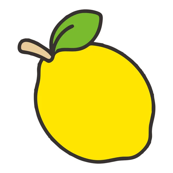 Икона Лимона Плоская Иллюстрация Лимонной Векторной Иконки Веб Дизайна Иллюстрация — стоковый вектор