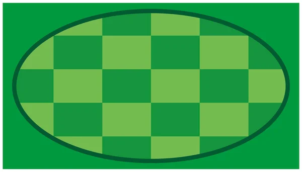 Illustratie Van Een Groene Geruite Achtergrond Met Kopieerruimte Groene Vierkanten — Stockvector