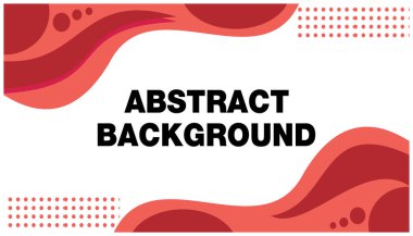 Kırmızı ve siyah renklerde soyut arkaplan. Kartvizit, afiş, poster için şablon. Vektör çizimi. arkaplan ögesi tasarımı