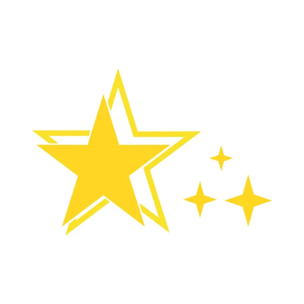 Five Point Star Vector Icon Isolated Gold Star Rating Flat Symbol Vector  Stock Illustration - Download Image Now - iStock