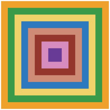 Kareler, dikdörtgenler, eşkenar dörtgenler ve çaprazlar ile soyut bir arkaplan. Vektör çizimi. Temel geometrik şekilli, tam renkli tasarım elementleri. Çeşitli ihtiyaçlar için basit ve düz