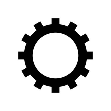 Vites simgesi. Çarklı tabela. Çarklı sembol. kaynak grafik element tasarımı. Endüstriyel ve teknoloji temalı vektör illüstrasyonu
