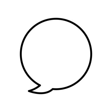 El çizimi konuşma balonu. Konuşma balonu seti. Beyaz arkaplanda baloncuk konuşma illüstrasyonu izole edildi. Element tasarımı komedi ve konuşma