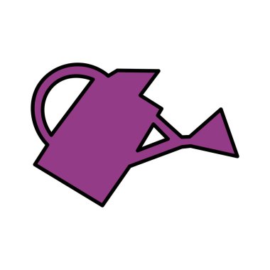 Sulama kutusu ikon çizimini izole etti. Simge çizimi grafik tasarımı. Tasarım ihtiyaçlarınız için doğal tasarım unsurları. Bitki aletleri, bahçe eşyaları.