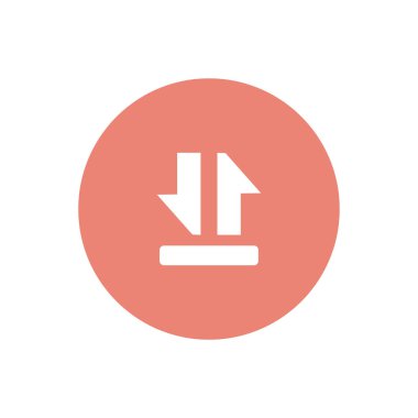 Senkronizasyon simgesi logo tasarım elementi. Web ve Uygulama için kullanılabilir. Sembol tasarımı simge grafik element kaynakları. Düz tasarım simgesi. ui düğmesi uygulaması için eşzamanlama simgesi. kullanıcı arayüzü tasarımı 