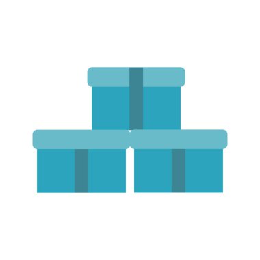 Kurdele ikonlu hediye kutusu, ana hatlı vektör işareti, beyaz üzerine izole edilmiş doğrusal resim. Sembol, logo çizimi. Düzenlenebilir vuruşlar. Piksel