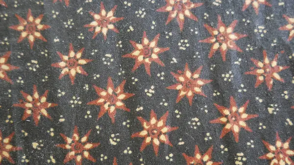 Siyah arkaplanda renkli batik kumaş deseni Tayland ipeği kumaş deseni, Tayland kumaş deseni arkaplan.