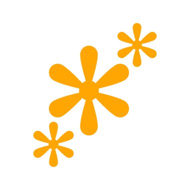 Web ve mobil uygulama tasarımınız için beyaz arkaplanda çiçek düzlüğü simgesi izole edildi. Doğa temalı tasarım elemanları illüstrasyon logosu. doğa temalı tasarım ögeleri