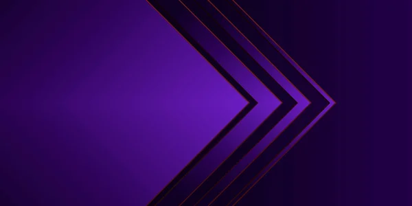 Gradiente Fondo Abstracto Triángulo Recto Punta Flecha Púrpura Cuatro Capas — Vector de stock