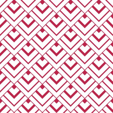 Art deco tarzı arka plan. Kusursuz geometrik desen. 2023 yılının trend rengi viva moru. Pankartlar, kapaklar, posterler, arka planlar, duvarlar için tasarım öğeleri. Vektör illüstrasyonu.