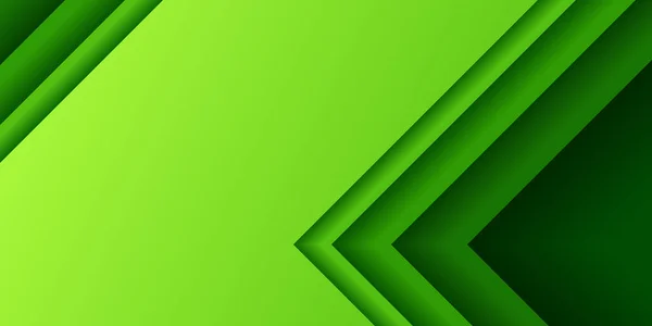 Papel Verde Corta Triángulo Recto Fondo Abstracto Degradado Elemento Diseño — Vector de stock