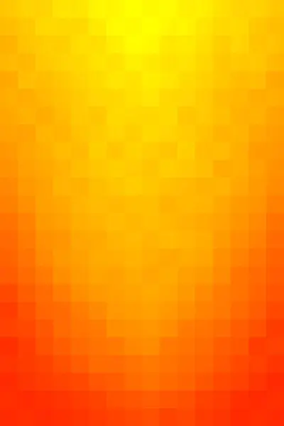 Abstrakt Bakgrund Med Vertikala Pixel Kvadratiska Former Mosaikmönstret Orange Lutning — Stock vektor