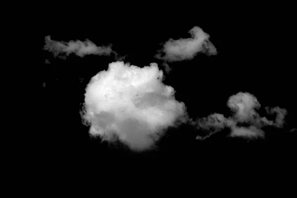 Echte Runde Wolken Und Hochauflösende Himmelstextur Für Design Und Retusche — Stockfoto