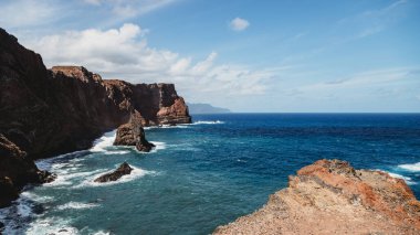 Madeira, Portekiz 'in kuzeydoğusundaki Saint Lawrence Noktası.